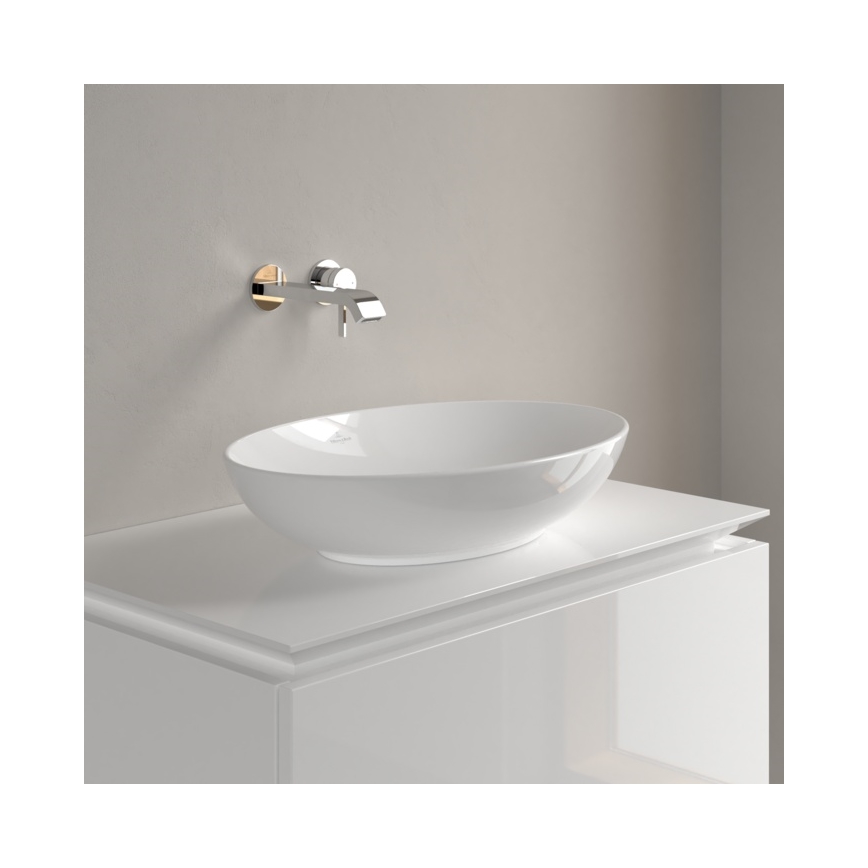 Villeroy & Boch 4A470001 - Lavoar LOOP&FRIENDS pentru montaj pe blat, 56 x 38 cm, ceramică/albă