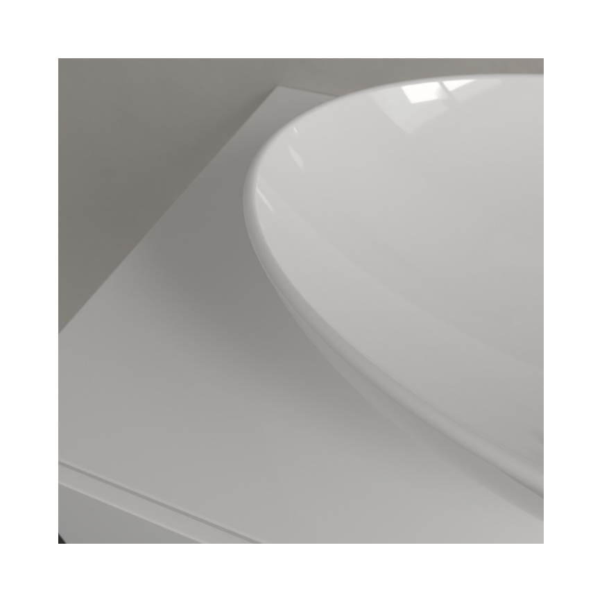 Villeroy & Boch 4A470001 - Lavoar LOOP&FRIENDS pentru montaj pe blat, 56 x 38 cm, ceramică/albă