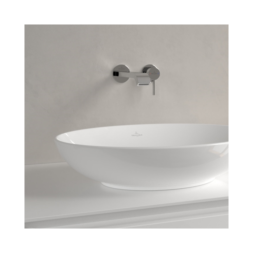 Villeroy & Boch 4A470001 - Lavoar LOOP&FRIENDS pentru montaj pe blat, 56 x 38 cm, ceramică/albă