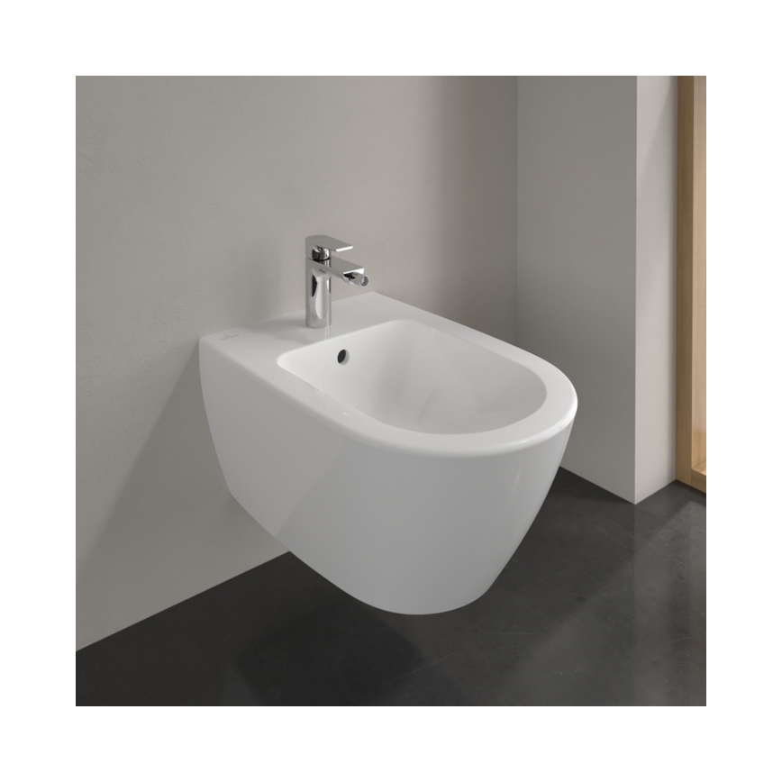 Villeroy & Boch 540000R1 - Bideu suspendat SUBWAY 2.0 37x56,5 cm ceramică/alb