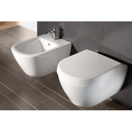 Villeroy & Boch 540000R1 - Bideu suspendat SUBWAY 2.0 37x56,5 cm ceramică/alb