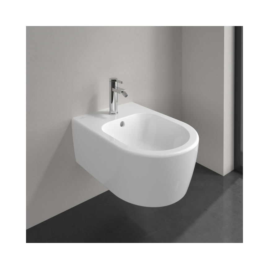Villeroy & Boch 54050001 - Bideu suspendat AVENTO ceramică/alb