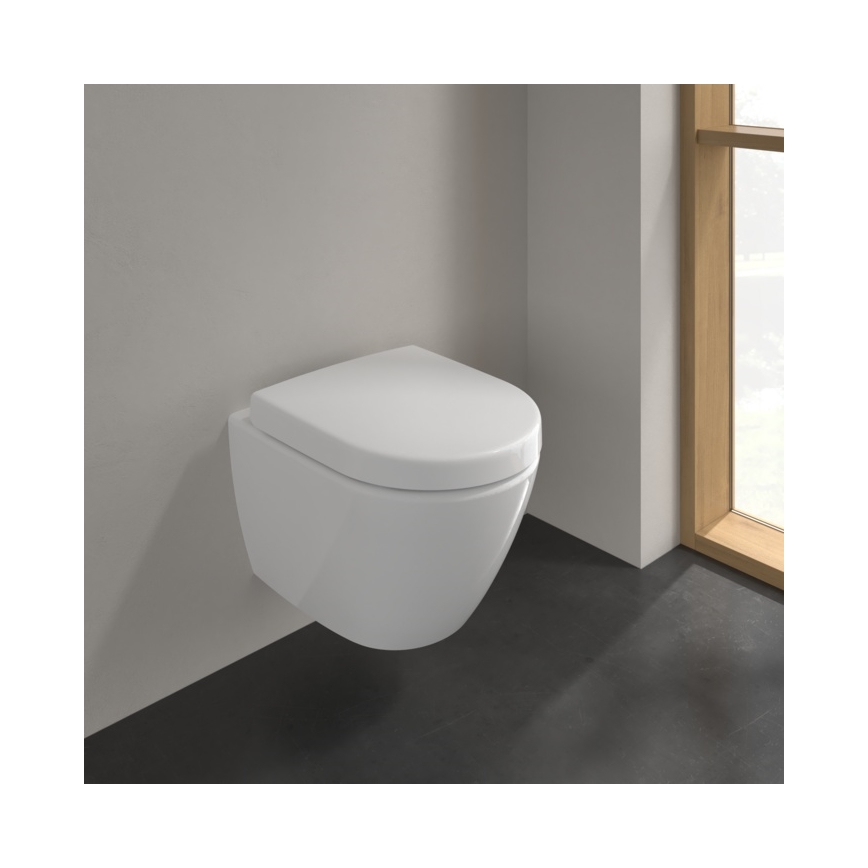 Villeroy & Boch 5606R0R1 - Vas WC suspendat SUBWAY 2.0, ceramică, alb