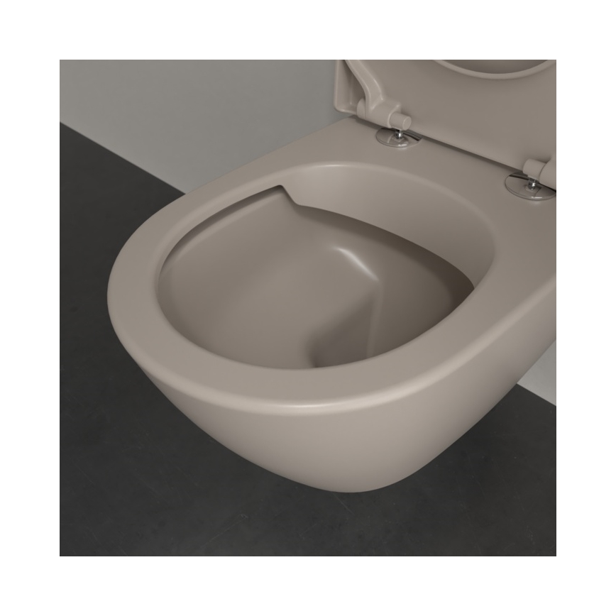 Villeroy & Boch 5614R0AM - Vas WC suspendat SUBWAY 2.0 ceramică/bej