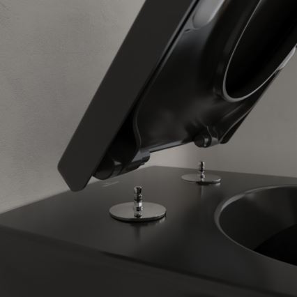 Villeroy & Boch 5614R0R7 - Vas WC suspendat SUBWAY ceramică/negru