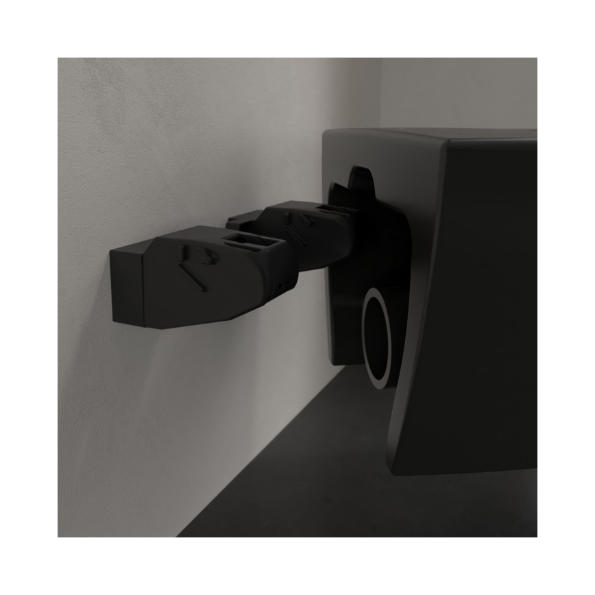 Villeroy & Boch 5614R0R7 - Vas WC suspendat SUBWAY ceramică/negru