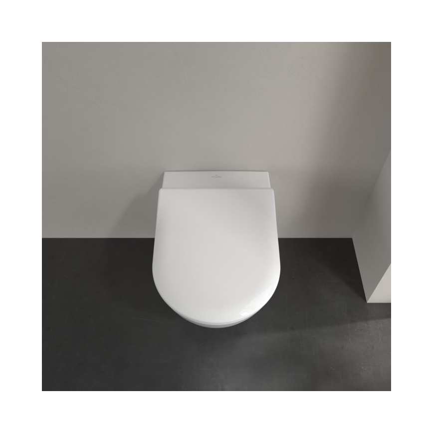Villeroy & Boch 5614R201 - Vas WC suspendat SUBWAY 2.0 cu capac SoftClose, ceramică/albă