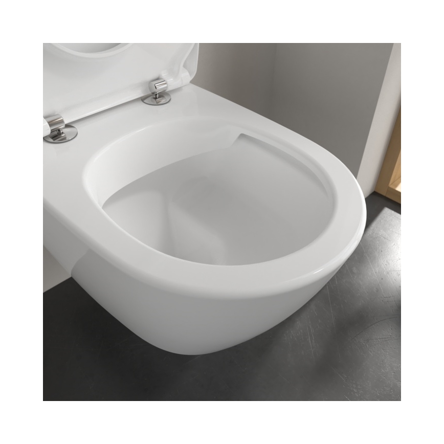 Villeroy & Boch 5614R201 - Vas WC suspendat SUBWAY 2.0 cu capac SoftClose, ceramică/albă