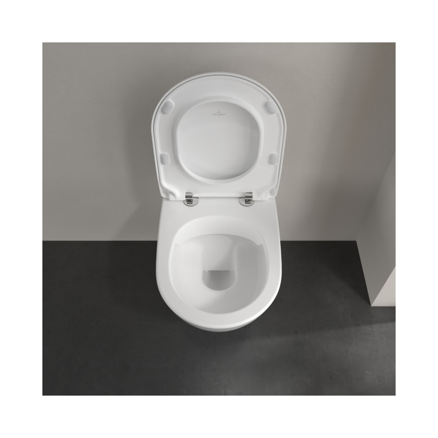 Villeroy & Boch 5614R2R1 - Vas WC suspendat SUBWAY 2.0 cu capac SoftClose, ceramică/albă