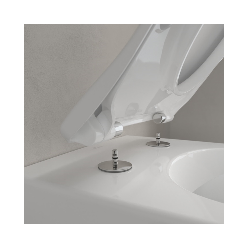 Villeroy & Boch 5614R2R1 - Vas WC suspendat SUBWAY 2.0 cu capac SoftClose, ceramică/albă