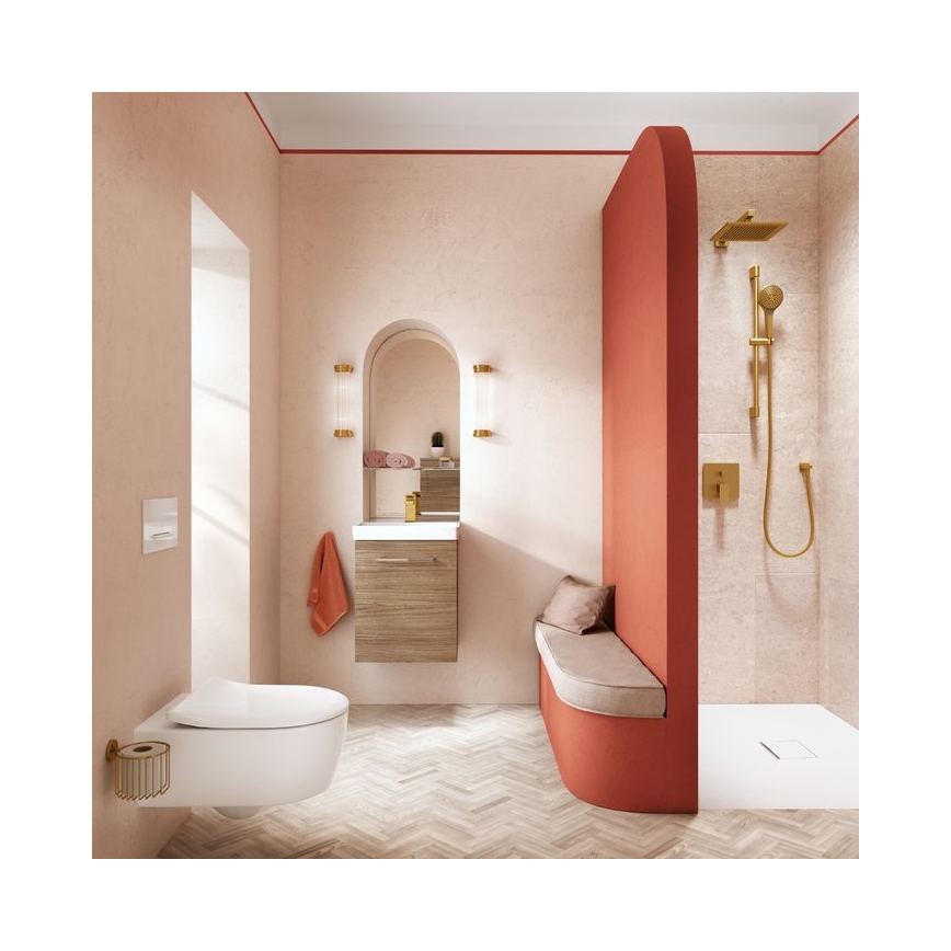 Villeroy & Boch 5656RSR1 - Vas WC suspendat AVENTO cu capac SoftClose, ceramică/alb