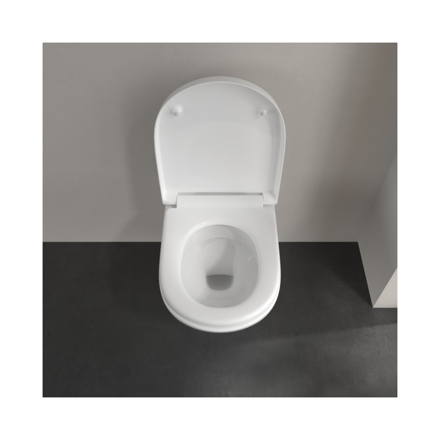 Villeroy & Boch 5660H101 - Vas WC suspendat O.NOVO din ceramică, alb, cu scaun WC