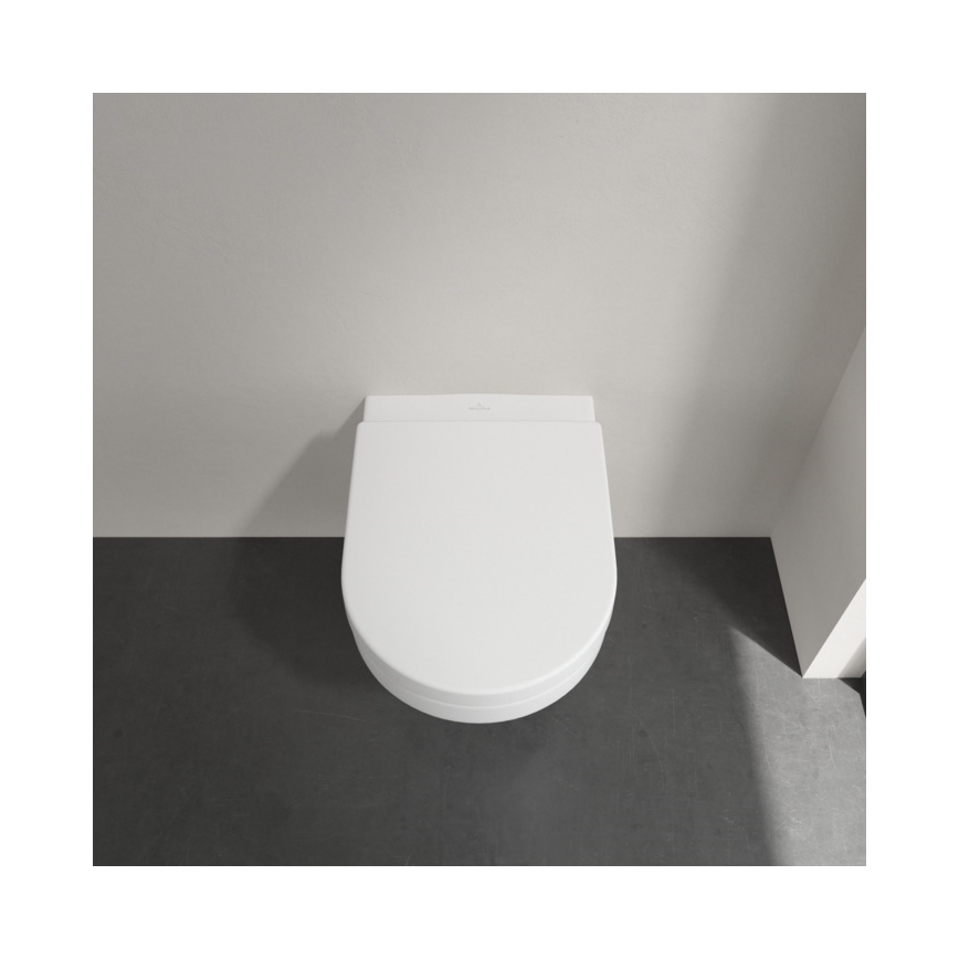 Villeroy & Boch 5684HRR1 - Vas WC suspendat ARCHITECTURA cu capac SoftClose, ceramică/alb