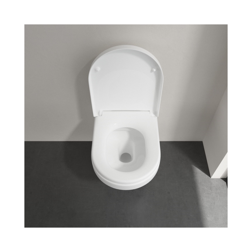 Villeroy & Boch 5684HRR1 - Vas WC suspendat ARCHITECTURA cu capac SoftClose, ceramică/alb