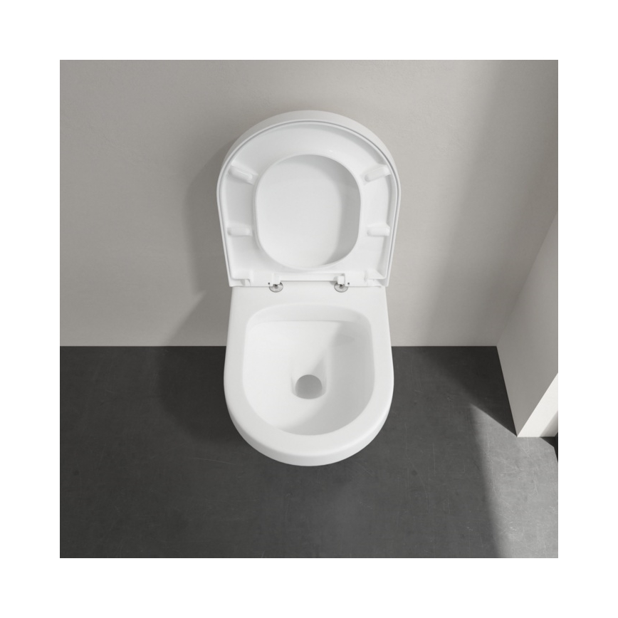 Villeroy & Boch 5684HRR1 - Vas WC suspendat ARCHITECTURA cu capac SoftClose, ceramică/alb