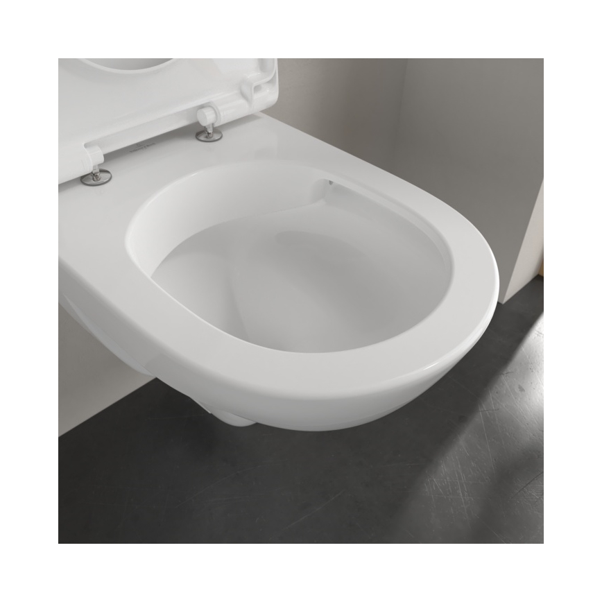 Villeroy & Boch 5688HR01 - Vas WC suspendat O.NOVO, ceramică, alb, cu capac SoftClose
