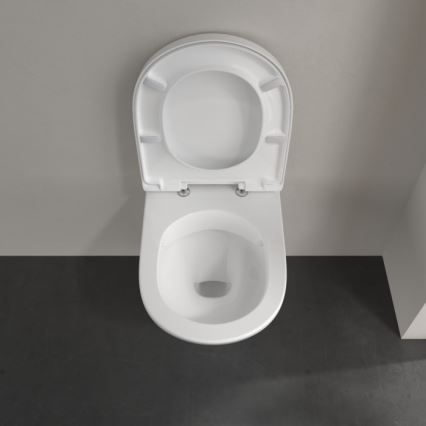 Villeroy & Boch 5688HR01 - Vas WC suspendat O.NOVO, ceramică, alb, cu capac SoftClose