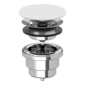 Villeroy & Boch 680800RW - Valvă de scurgere pentru lavoar, alb/crom lucios