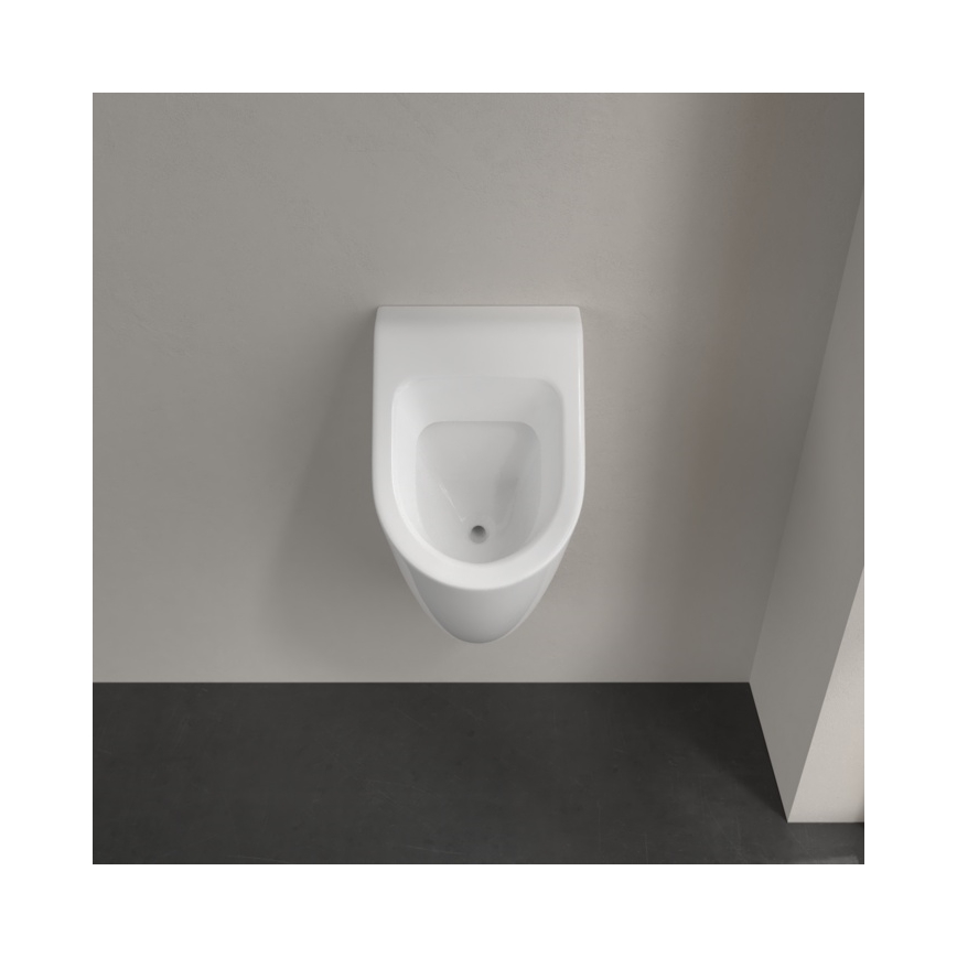 Villeroy & Boch 75130001 - Pisoar SUBWAY, evacuare pe spate, ceramică, alb