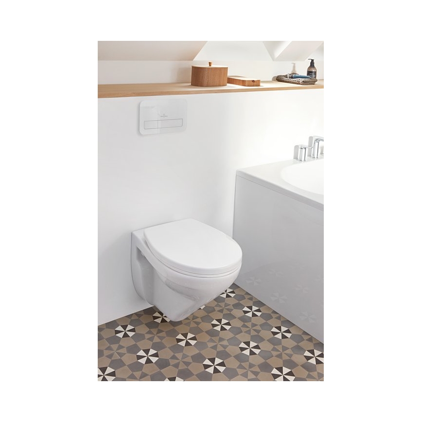 Villeroy & Boch 8M43S101 - Capac WC O.NOVO SoftClose, alb