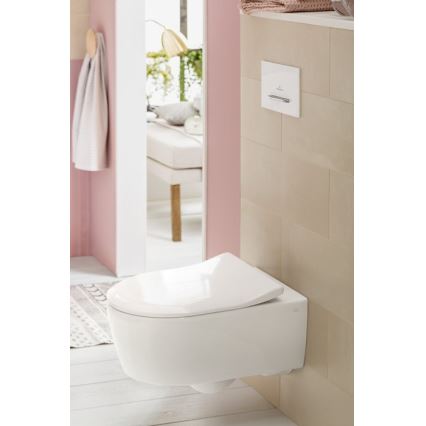 Villeroy & Boch 92216168 - Placă de acționare VICONNECT, alb/crom lucios