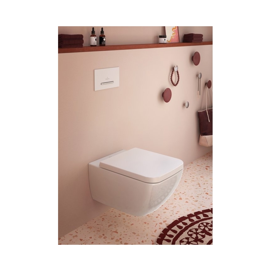 Villeroy & Boch 92216168 - Placă de acționare VICONNECT, alb/crom lucios
