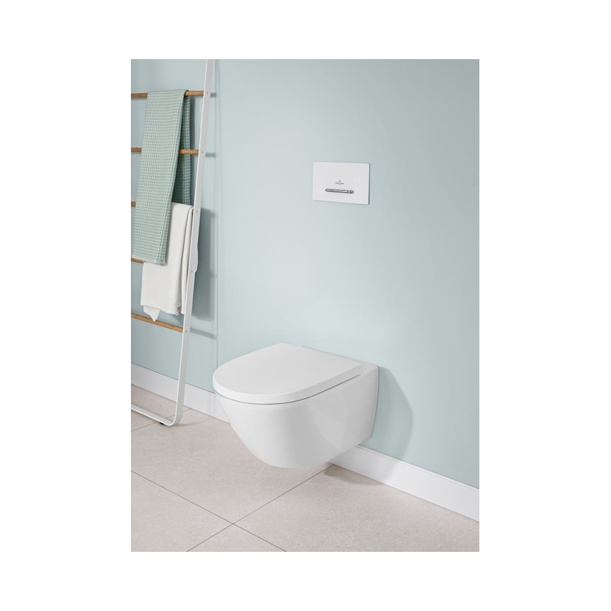 Villeroy & Boch 92216168 - Placă de acționare VICONNECT, alb/crom lucios