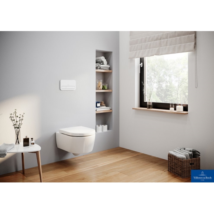 Villeroy & Boch 92249068 - Placă de acționare VICONNECT, albă