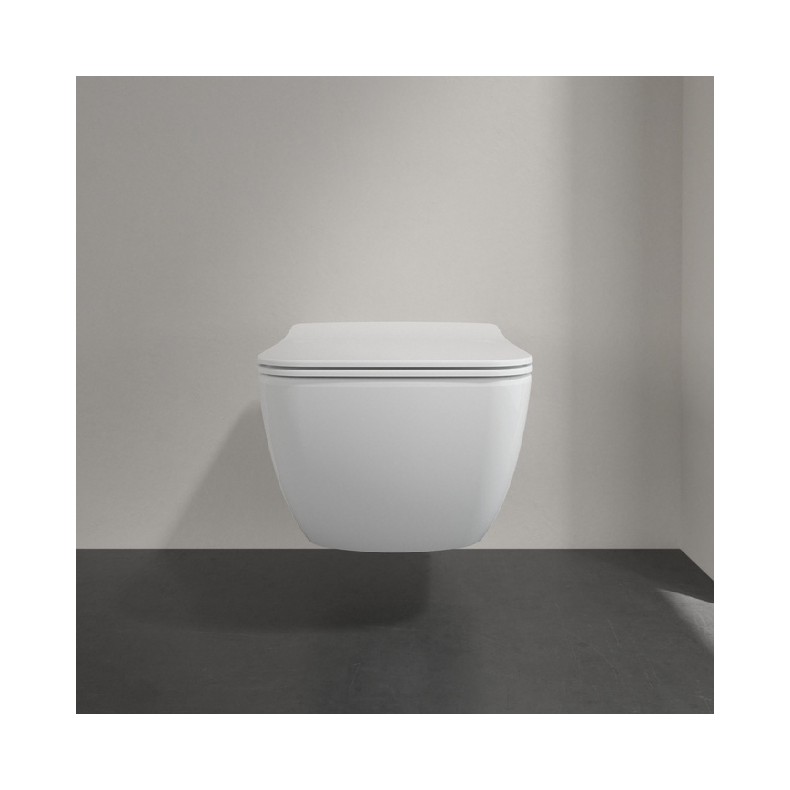 Villeroy & Boch 9M80S101 - Capac WC VENTICELLO cu sistem SoftClose, alb