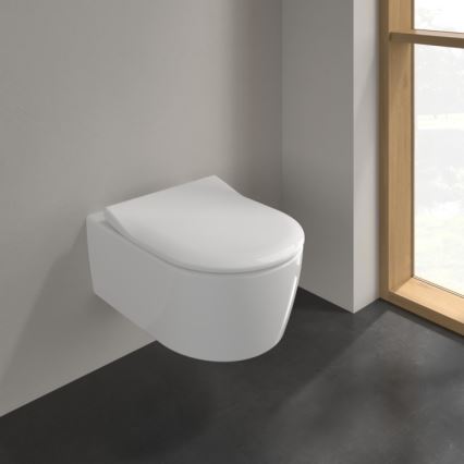 Villeroy & Boch 9M87S101 - Capac de WC SoftClose AVENTO, alb