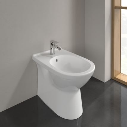 Villeroy & Boch O.NOVO 54610001 - Bideu pe podea, 57 x 36 cm, ceramică, alb