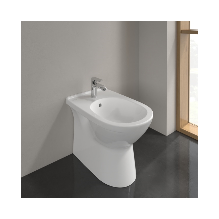 Villeroy & Boch O.NOVO 54610001 - Bideu pe podea, 57 x 36 cm, ceramică, alb