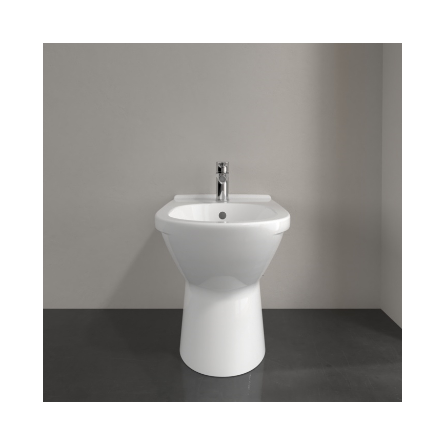Villeroy & Boch O.NOVO 54610001 - Bideu pe podea, 57 x 36 cm, ceramică, alb