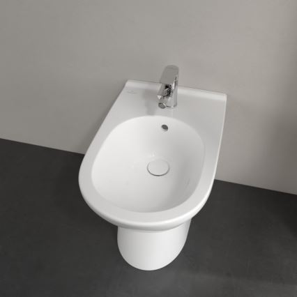 Villeroy & Boch O.NOVO 54610001 - Bideu pe podea, 57 x 36 cm, ceramică, alb