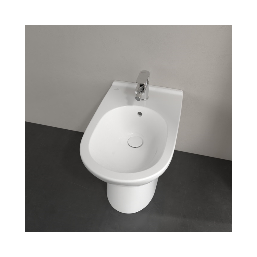 Villeroy & Boch O.NOVO 54610001 - Bideu pe podea, 57 x 36 cm, ceramică, alb