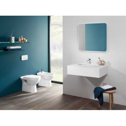 Villeroy & Boch O.NOVO 54610001 - Bideu pe podea, 57 x 36 cm, ceramică, alb