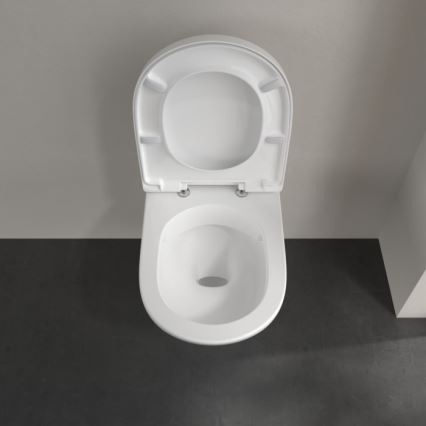 Villeroy & Boch 5660HR01 - Vas WC suspendat O.NOVO cu capac SoftClose, ceramică albă