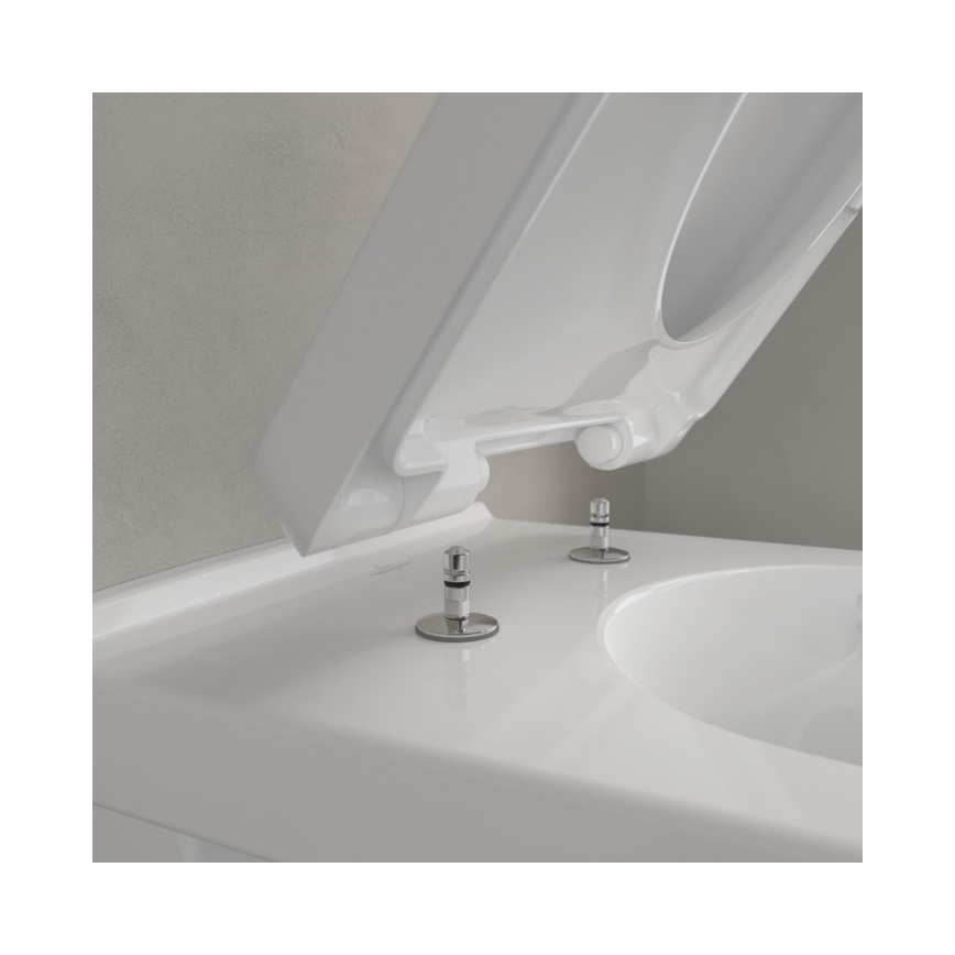 Villeroy & Boch 5660HR01 - Vas WC suspendat O.NOVO cu capac SoftClose, ceramică albă
