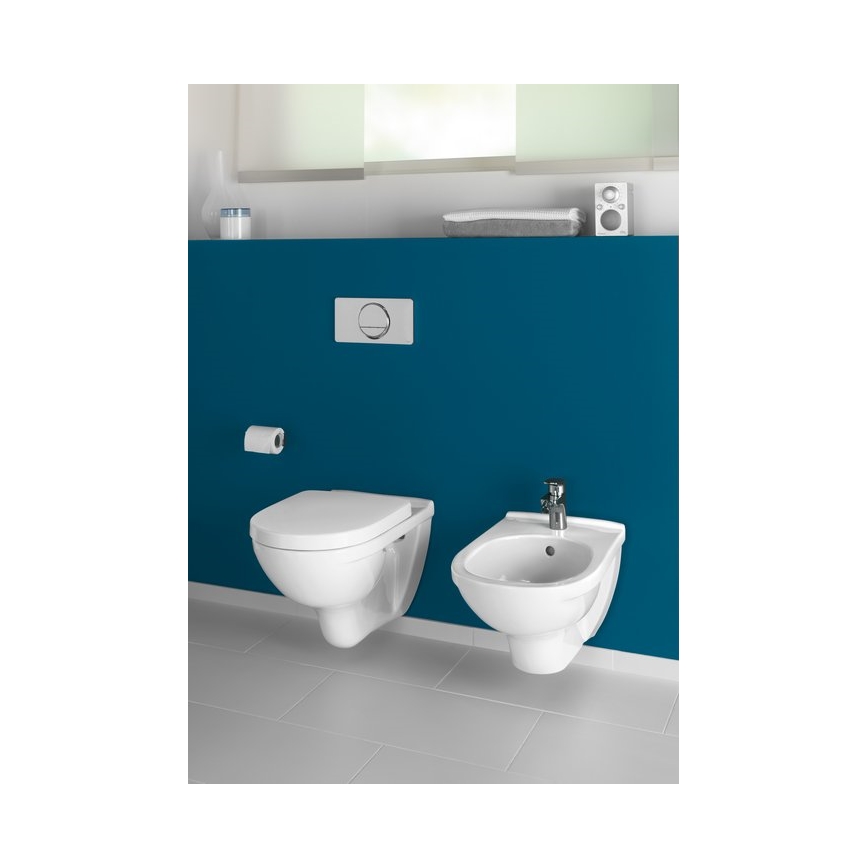 Villeroy & Boch 5660HR01 - Vas WC suspendat O.NOVO cu capac SoftClose, ceramică albă