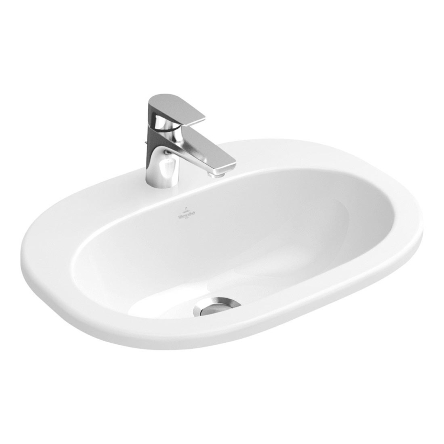 Villeroy & Boch O.NOVO - Lavoar încastrat 56 x 41 cm, ceramică, alb (416156R1)