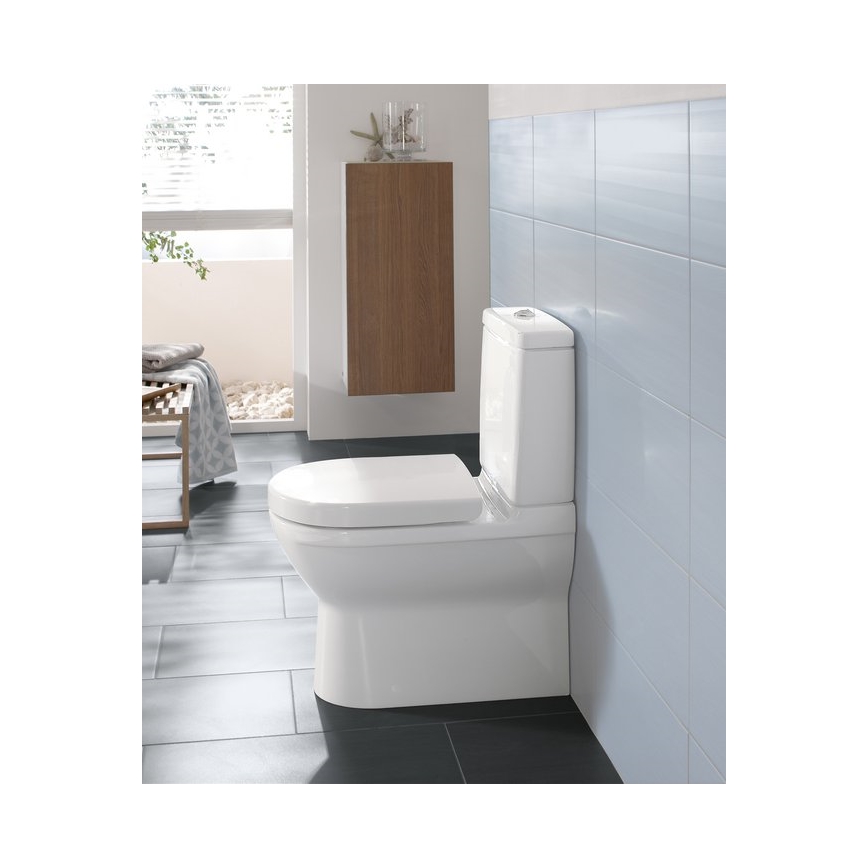 Villeroy & Boch O.NOVO - vas WC combinat din ceramică, alb, 56581001