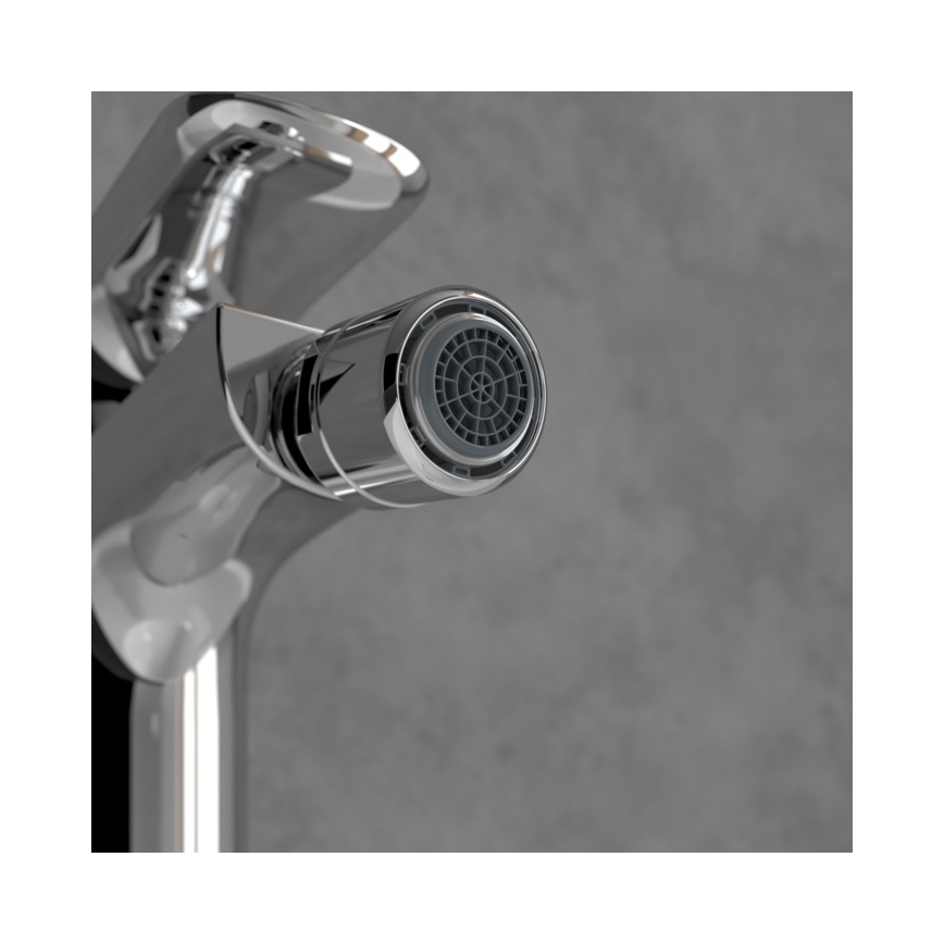 Villeroy & Boch TVB10420111061 - Baterie bideu O.NOVO cu ventil pop-up, finisaj crom lucios