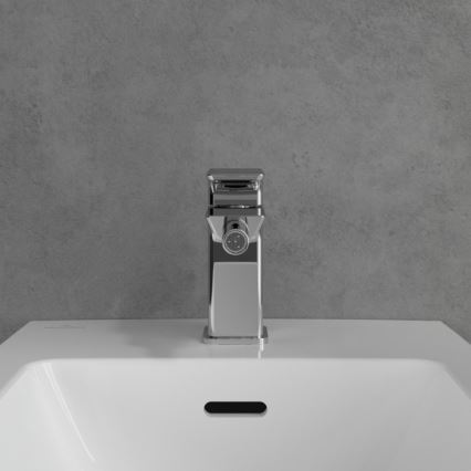 Villeroy & Boch TVB11200100061 - Baterie pentru bideu + ventil de scurgere SUBWAY 3.0 crom lucios