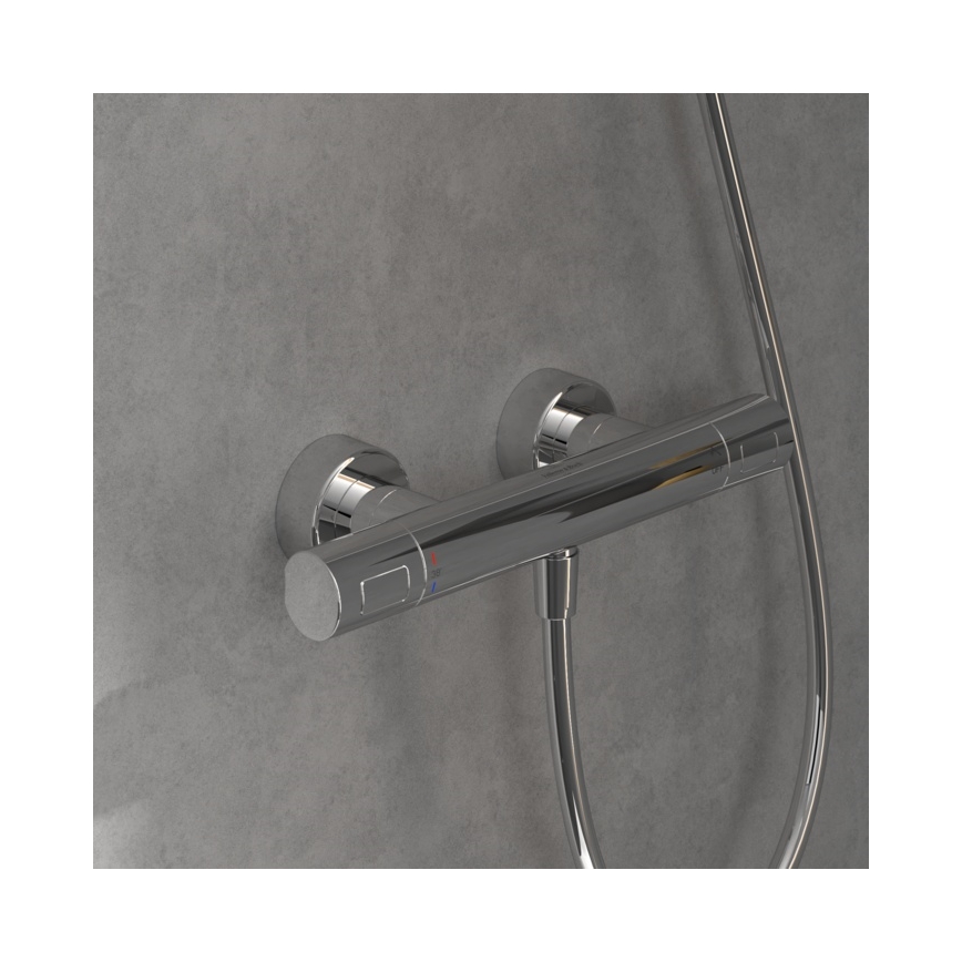 Villeroy & Boch TVS00001700061 - Baterie termostatică pentru duș TAPS&FITINGS, crom lucios