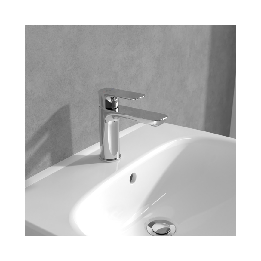 Villeroy & Boch TVW10400300161 - Baterie pentru lavoar O.NOVO, 15,5 cm, crom lucios