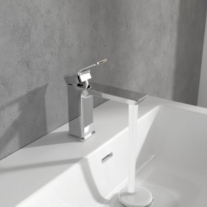Villeroy & Boch TVW11200300061 - Baterie pentru lavoar SUBWAY, 15,5 cm, crom lucios