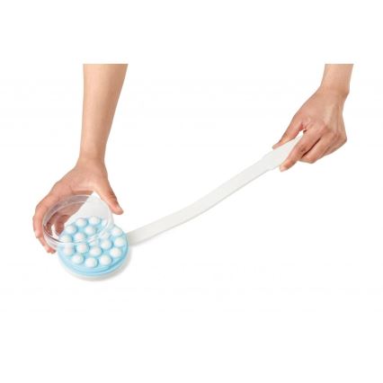 Vitility - Aplicator pentru gel de duș/loțiune de corp, alb/albastru