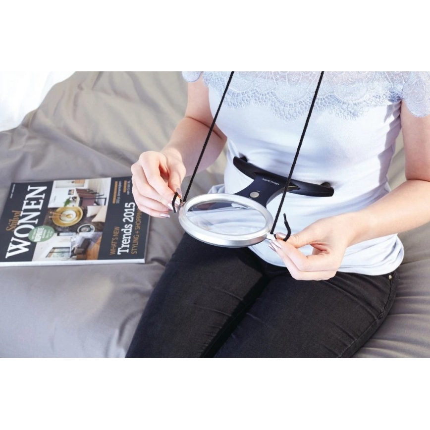 Vitility - Lupă de lectură iluminată