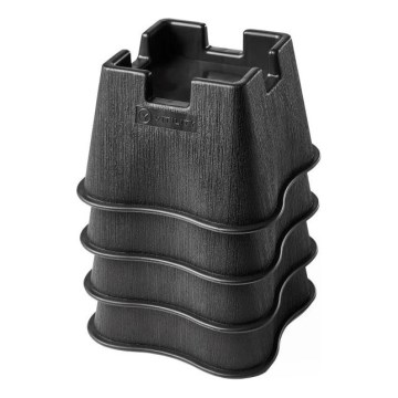 Vitility - Set de 4 suporturi pentru ridicarea patului, 7 cm, negre
