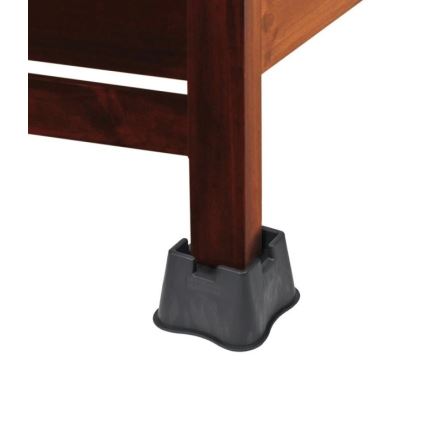 Vitility - Set de 4 suporturi pentru ridicarea patului, 7 cm, negre